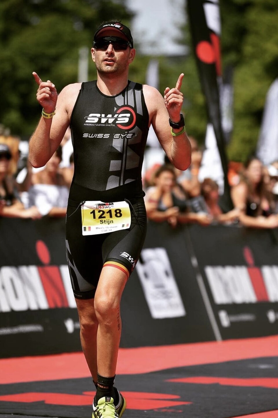 Stijn De Backer finish