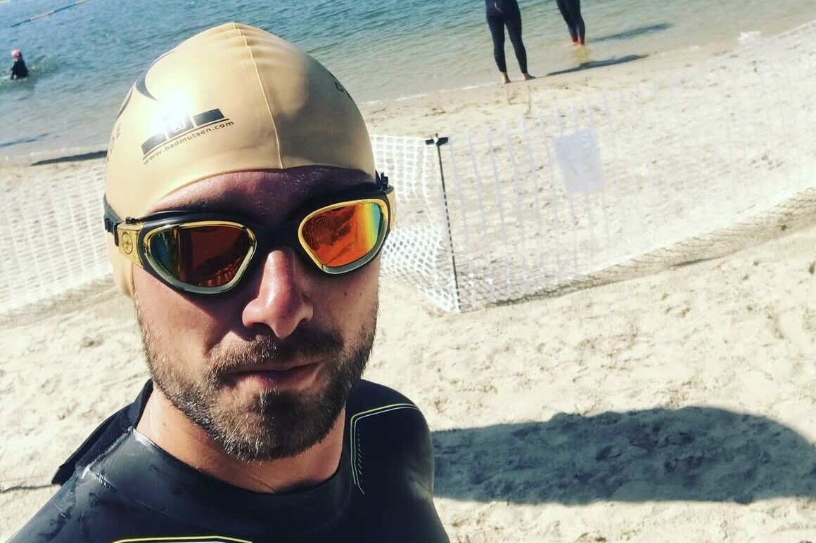 Stijn De Backer voor de wedstrijd